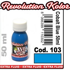 JVR Revolution Kolor, opaque cobalt blue #103,10ml