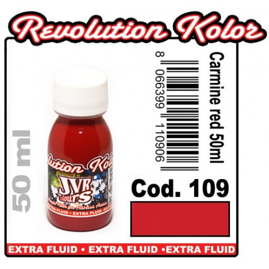 JVR Revolution Kolor, dekkend karmijnrood #109,10ml-tagore_696109/10-TAGORE-Airbrushes