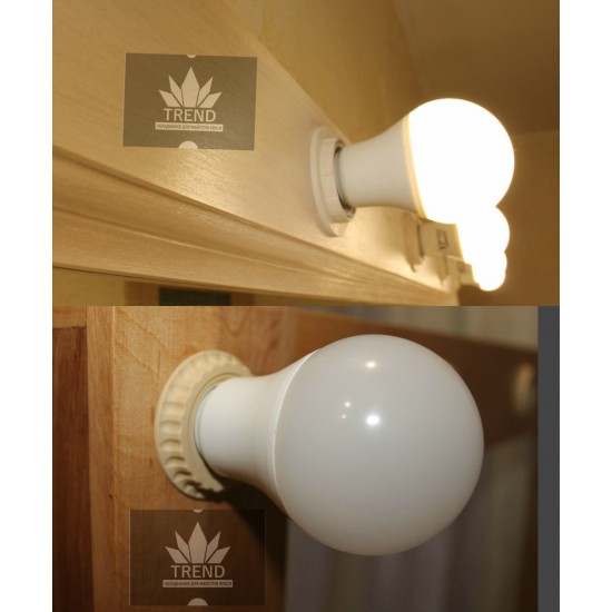 Warme kleuren LED lamp 5W.-6137-AUKES-Spiegel