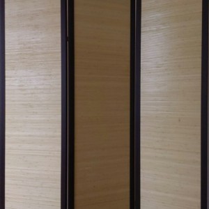 Double-sided screen, bamboo 3 sections