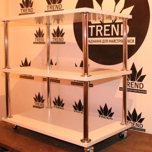 Universele trolley, grote plank voor beautymasters op bestelling 4-6 dagen