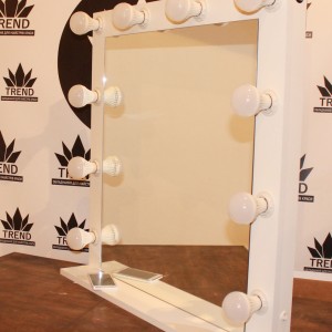  Dressing room, make-up mirror for a beauty master