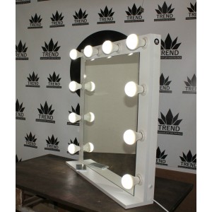  Dressing room, make-up mirror for a beauty master