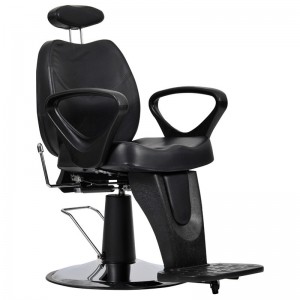  Fauteuil barbier homme B-18 noir