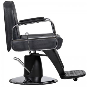 Чоловіче перукарське крісло Waszyngton Lux чорне
