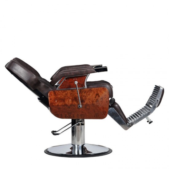 Cadeira de barbeiro Ambasciatori para homem marrom-3902-Поставщик-Poltronas de mestres