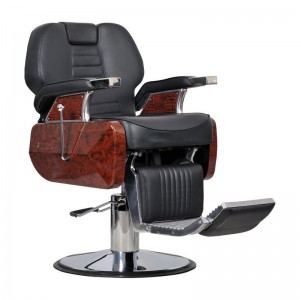  Fotel fryzjerski Ambasciatori dla mężczyzn w kolorze czarnym