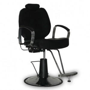  Fauteuil barbier homme B-15 noir