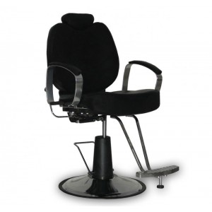 Cadeira de barbeiro de homem B-15 preta