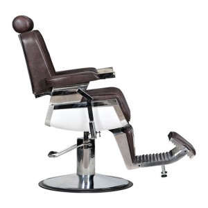 Чоловіче перукарське крісло Barber коричневе