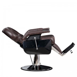 Мужское парикмахерское кресло Elite коричневое