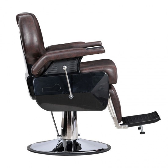 Мужское парикмахерское кресло Elite коричневое, WH14, Мужские парикмахерские кресла  Barber,  Кресла мастеров,Мужские парикмахерские кресла  Barber ,  купить в Украине