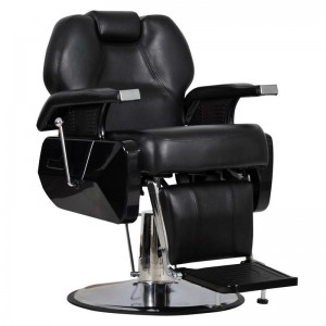 Sillón de peluquero para hombre Elite negro