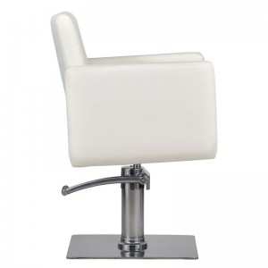 Barber chair Bell white