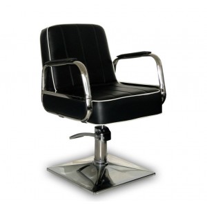 Cadeira de barbeiro Cuba preta