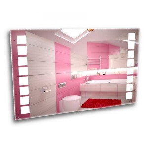 Ice bathroom mirror. Mirror with illumination 600*800