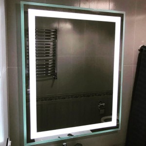  Illuminated mirror. Ice mirror for the bathroom.