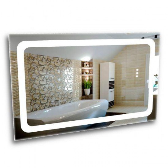 Зеркало для ванной комнаты. Квадратное зеркало., LED 6-4, Зеркала с ЛЕД подсветкой,  Зеркала,Зеркала с ЛЕД подсветкой ,  купить в Украине