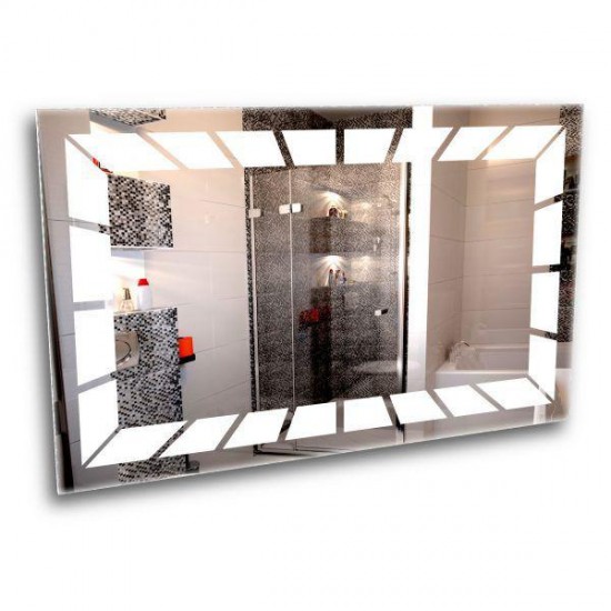 Miroir visuel. Miroir salle de bain glace 700*700-4218-Поставщик-Miroirs