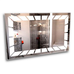 Visueller Spiegel. Badezimmerspiegel Eis 800*600