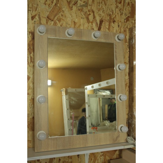 Miroir de dressing pour salon de beauté ou maison. Miroir couleur chêne Sonoma-6228-Trend-Miroirs
