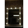 Espelho de camarim para salão de beleza ou casa. Espelho na cor carvalho Sonoma-6228-Trend-Espelhos