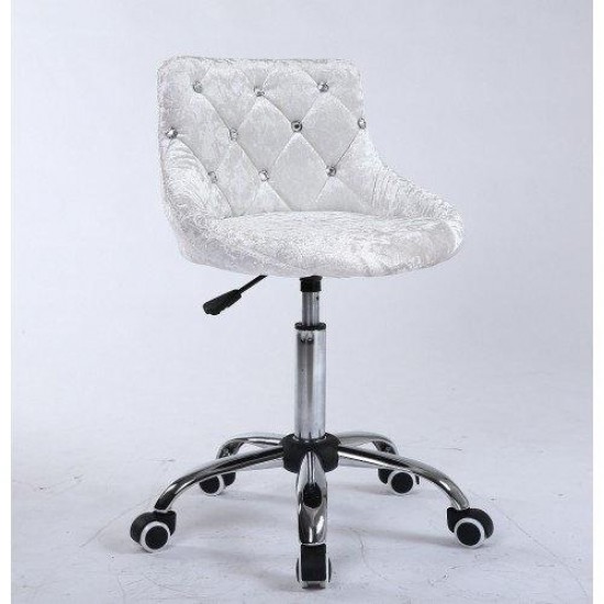 Masterans931c silver velour chair, 6241, Chairs on wheels,  Health and beauty. All for beauty salons,Furniture ,  buy with worldwide shipping