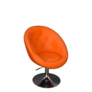 Friseurstuhl NS 8516 schwarz Orange