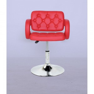  Cadeira de cabeleireiro NS-8403N Vermelha