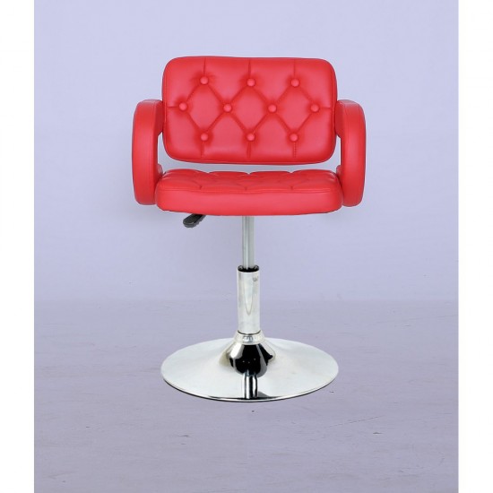 Cadeira de cabeleireiro NS-8403N Vermelha-6284-Поставщик-Poltronas de mestres