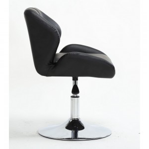 Fauteuil de coiffure HC-949N en strass Noir