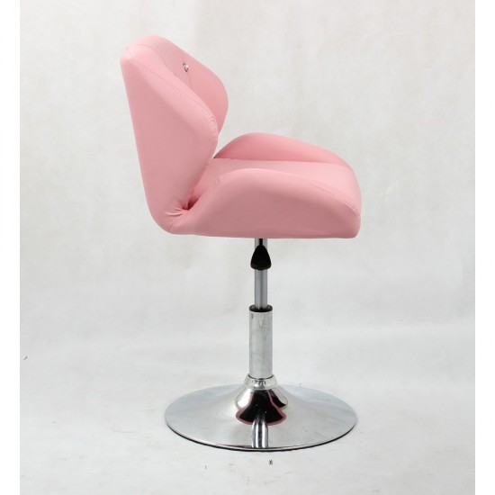 Кресло парикмахерское HC-949N в стразах Розовый, 4462, Стулья на низкой базе,  Красота и здоровье. Все для салонов красоты,Мебель ,  купить в Украине
