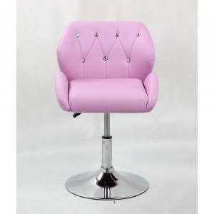 Barber chair HC-949N in lavender rhinestones