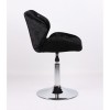 Cadeira de cabeleireiro HC-949N em strass Preto veludo-4467-Поставщик-Poltronas de mestres