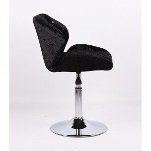  Fotel fryzjerski HC-949N w dżetów Czarny welur