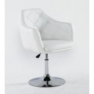  Cadeira de cabeleireiro NS 831 Branco