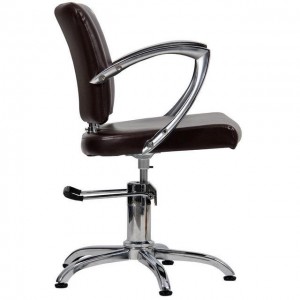  Hairdressing chair Palermo brown Brown