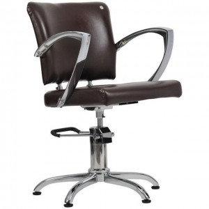  Hairdressing chair Palermo brown Brown