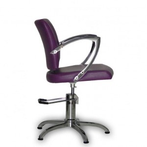 Hairdressing chair Palermo brown Purple