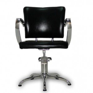  Hairdressing chair Palermo brown Black