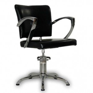  Hairdressing chair Palermo brown Black