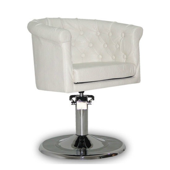 Fauteuil de coiffure Rimini Blanc-4360-Поставщик-Fauteuils de maîtres