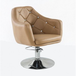  Fauteuil de coiffure HC-830H avec entraînement hydraulique Caramel