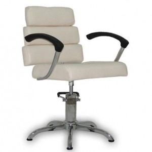 Sillón de peluquería Italpro marrón Crema