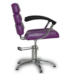 Парикмахерское кресло Italpro коричневое Фиолетовый