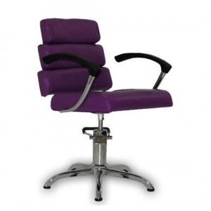 Парикмахерское кресло Italpro коричневое Фиолетовый