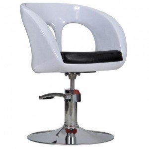  Fauteuil barbier Ovo jaune Blanc