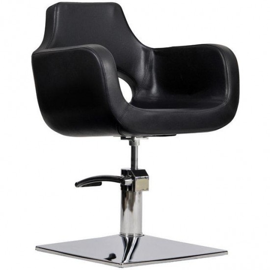 Sillón de peluquería Mediolan cocodrilo negro Negro-4529-Поставщик-Sillones de maestros