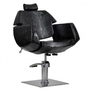  Fauteuil de coiffure Imperia bis Crocodile noir