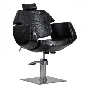 Hairdressing chair Imperia bis Black crocodile
